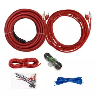 Raptor R3A8 8 Gauge Amplifier Installation Kit, CCA Wire - Lockdown Security