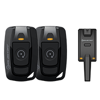 iDatastart RF2412A Single Button (2-Way) Key Fob Kit | 6000 Foot Range - Lockdown Security