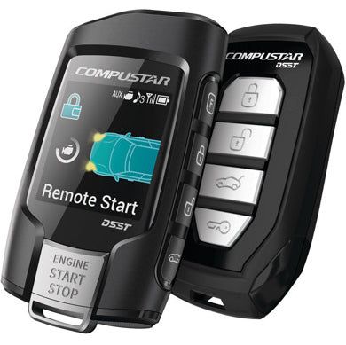 Compustar Q9 SS RF Kit | 2-Way LCD | 6000 Foot Range | Model: RF-2WQ9-SS - Lockdown Security