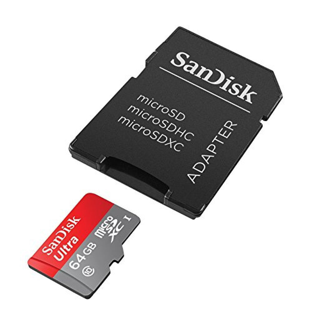 SanDisk Ultra MicroSDXC 64GB U1 Class 10 - Lockdown Security