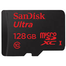 SanDisk Ultra SDSQUNC128 128GB MicroSDXC Memory Card - Lockdown Security