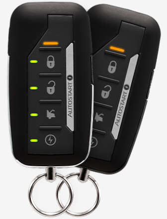 Autostart AS-2386TWS 2-Way LED Remote Starter - Lockdown Security