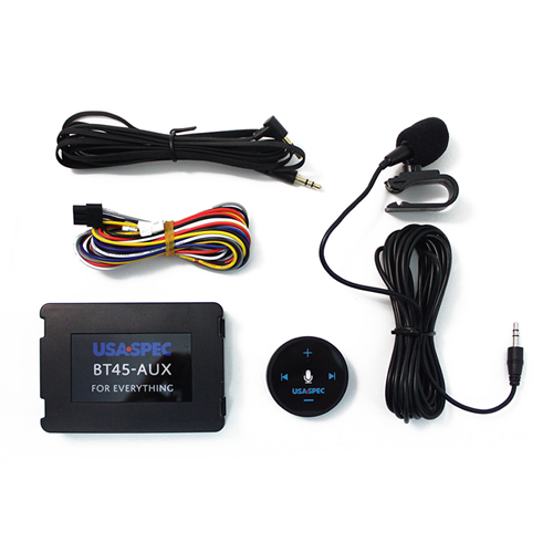 USA Spec BT45-Aux Universal Bluetooth Hands-free with A2DP Music Streaming Kit - Lockdown Security