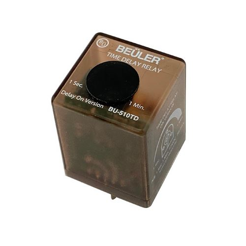Bueler BU510TD 12 Volt 20/30 Amp Time Delay ON Relay | SPDT - Lockdown Security