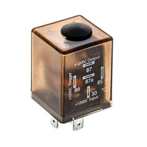Bueler BU510TD 12 Volt 20/30 Amp Time Delay ON Relay | SPDT - Lockdown Security