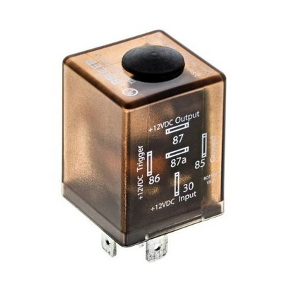 Bueler BU510TD 12 Volt 20/30 Amp Time Delay ON Relay | SPDT - Lockdown Security