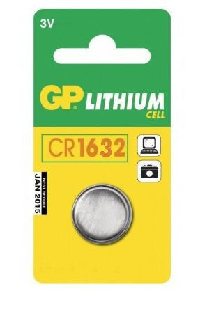 GP Batteries CR1632 3 Volt Battery (single) - Lockdown Security