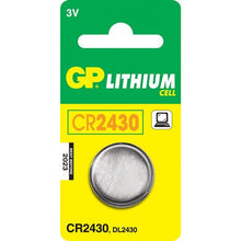 GP Batteries CR2430 3 Volt Battery (single) - Lockdown Security