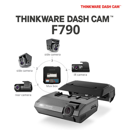 Thinkware F790CH16 Dash Camera | 1080p | 16GB Memory Card | WiFi - Lockdown Security