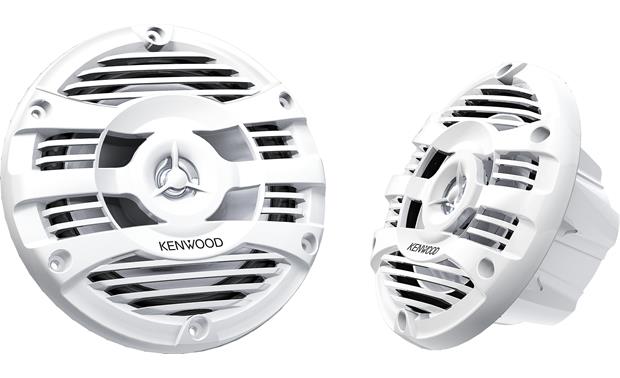 Kenwood KFC-1653MRW 6.5" Marine Coaxial Speaker - Lockdown Security