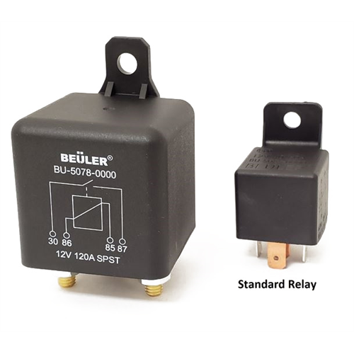Bueler BU5078 12 Volt 120 Amp High Current Relay | 120 Amp 12 Volt SPST - Lockdown Security