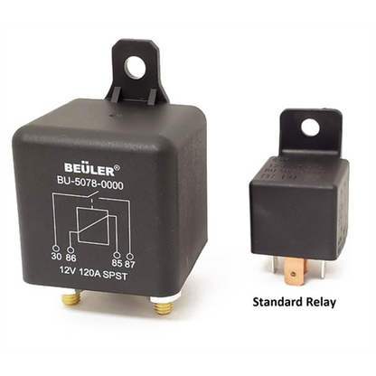 Bueler BU5078 12 Volt 120 Amp High Current Relay | 120 Amp 12 Volt SPST - Lockdown Security