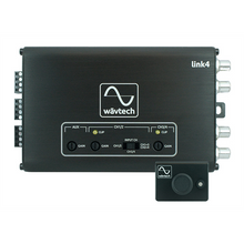 Wavtech LINK4 4 channel Line Output Converter | 4 Channel - Summing - AUX Input - Remote - Lockdown Security