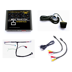 Crux MRVLR-68 Multimedia & Rear-View Integration (Land Rover w/Touchscreen NAV) - Lockdown Security