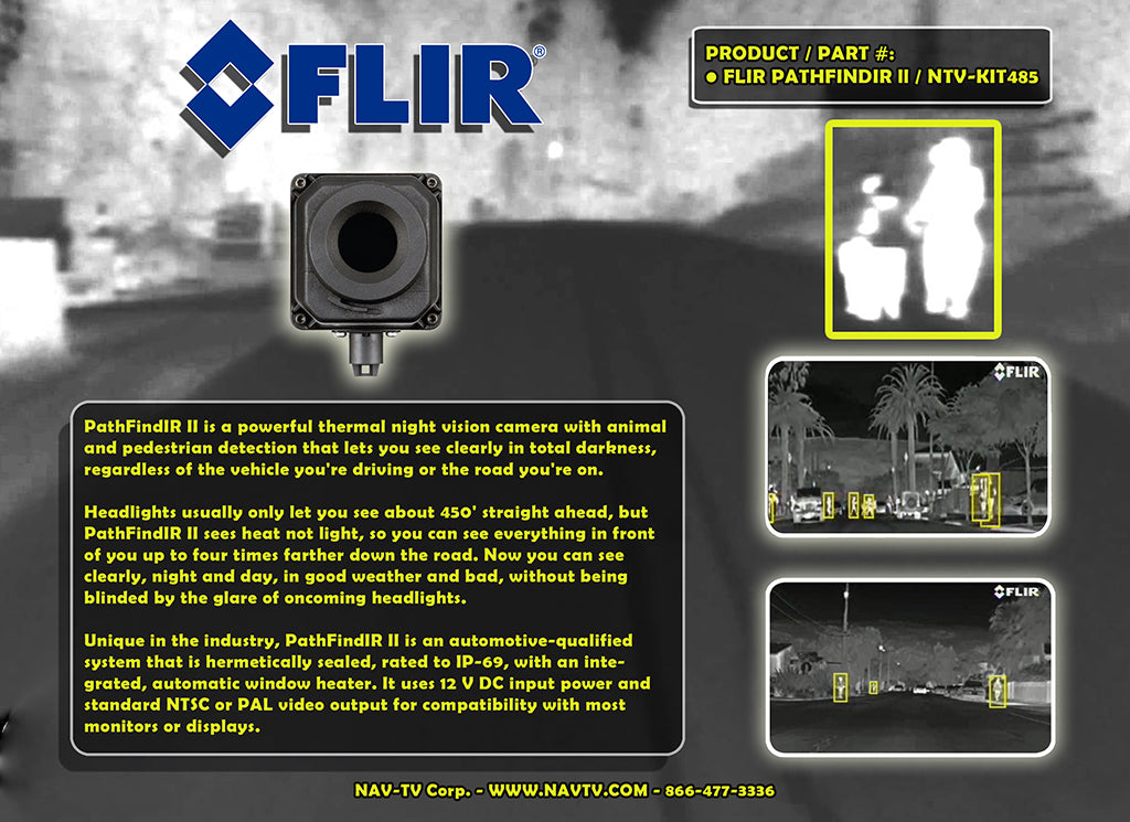 FLIR PathfindIR II with Object Detection System | NTV-KIT485 - Lockdown Security