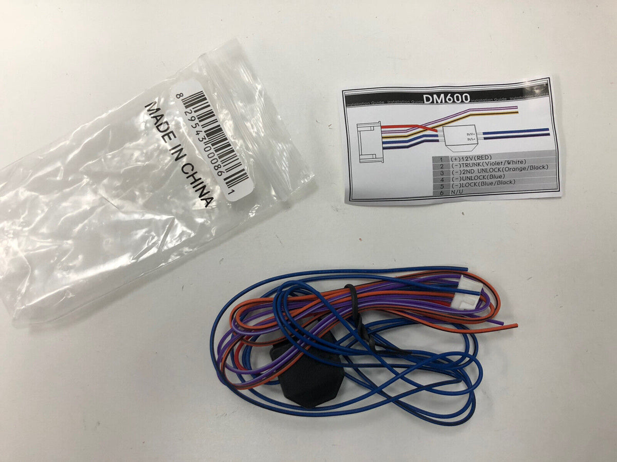 Compustar FT-DM600 Door Lock Harness with Polarity Adapter - Lockdown Security