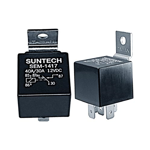 Suntech SEM-1417 SPDT 12 Volt 30/40 Amp Relay | SPDT - Lockdown Security