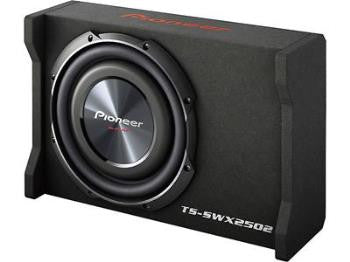 Pioneer TS-SWX2502 10" Single 4 Ohm Voice-Coil Loaded Enclosure - Lockdown Security