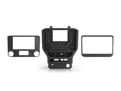 iDatalink Maestro KIT-MUS2 2015 - Up Ford Mustang with 4.3" Screen Double DIN Dash Kit - Lockdown Security