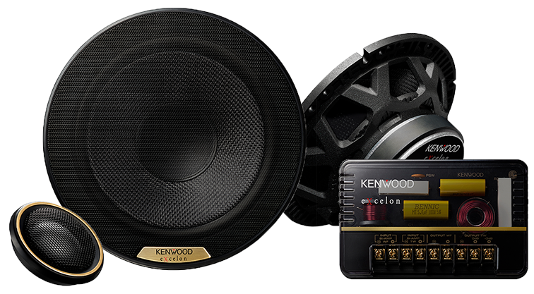 Kenwood Excelon XR-1701P 6.5" Hi-Res Audio Certified Component Speakers - Lockdown Security