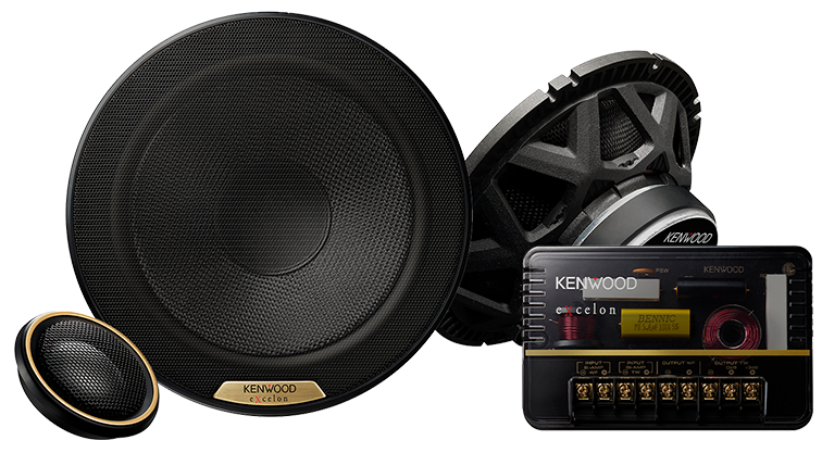 Kenwood Excelon XR-1801P 7" Oversized Hi-Res Audio Certified Component Speakers - Lockdown Security
